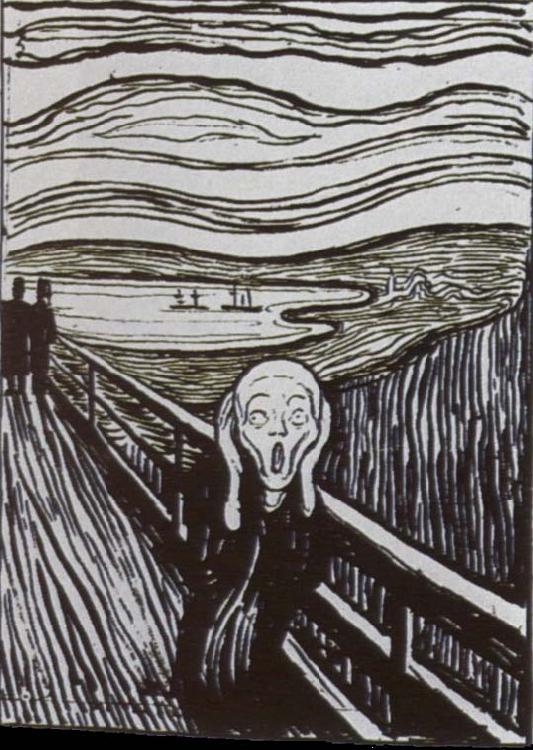 Edvard Munch Whoop oil painting image